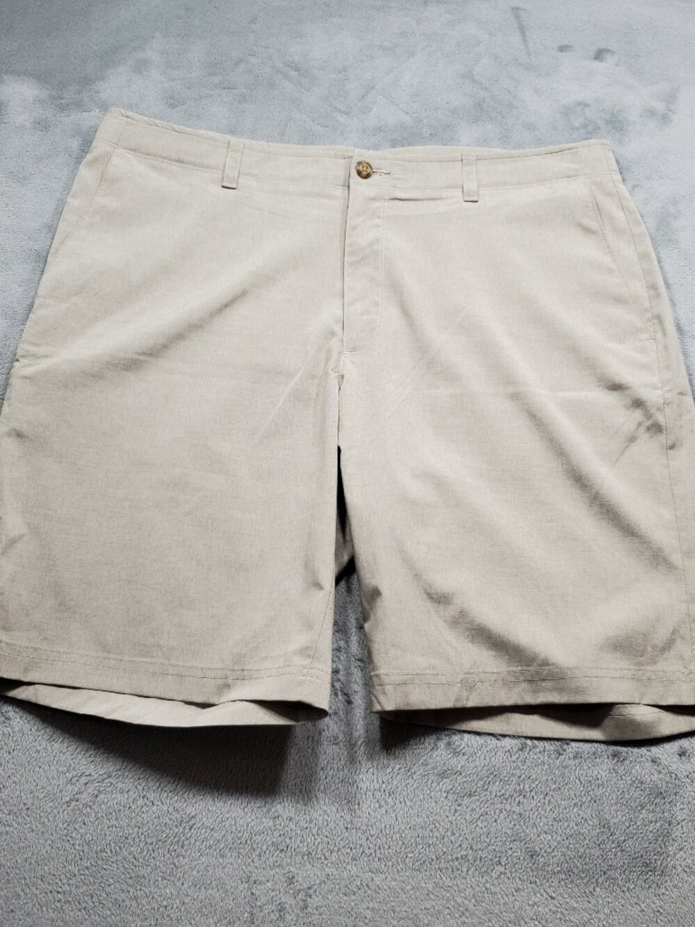 PGA Tour Performance Golf Shorts 4 Pockets Tan Men Sz 38